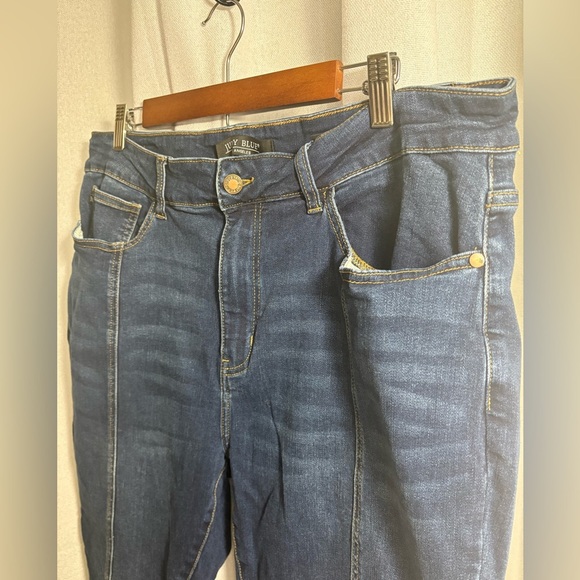 Judy Blue Front Seam Skinny Fit Jeans Dark Denim Women's 20W‎ JB8863 EUC! 0353 - Picture 3 of 10